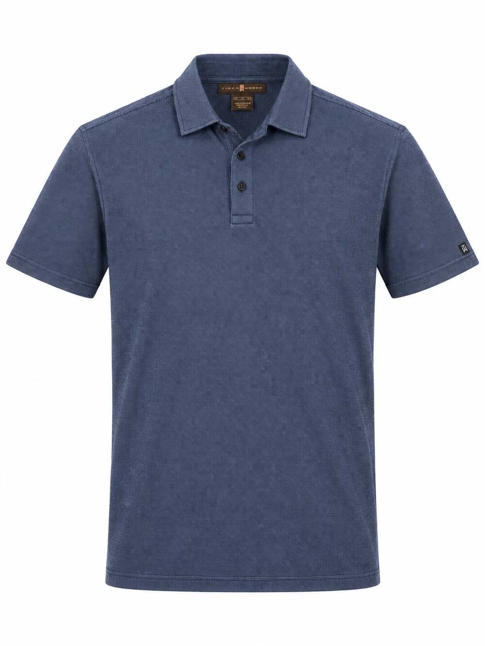 Tiger Woods Nike Golf Polo Shirt Blue Short Sleeve